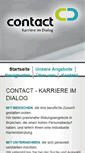 Mobile Screenshot of contact-karriere.de